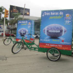 publicidad en bicicleta