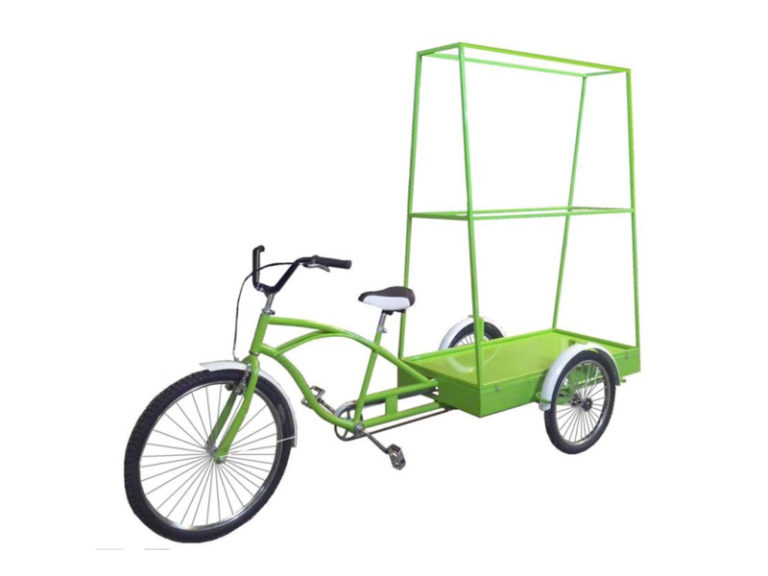triciclo preparado para publicidad